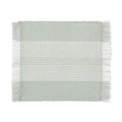 Indian Cotton Rib Coaster - Light Green MUJI