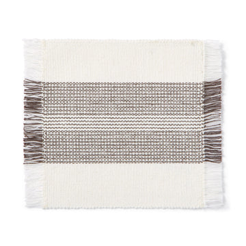 Indian Cotton Rib Coaster - Off White MUJI