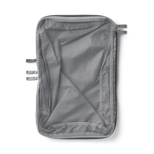 Polyester Gusset Compression Case - Medium Gray MUJI
