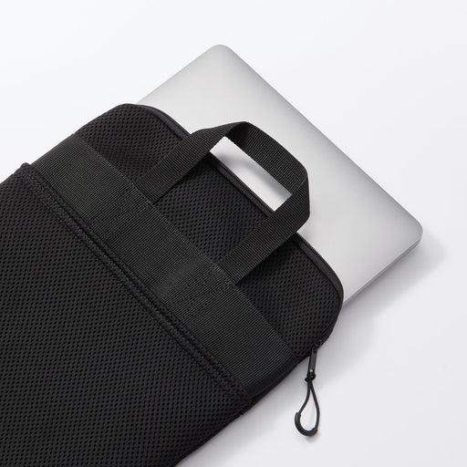 Polyester Vertical Cushioned Tablet Case - Black MUJI