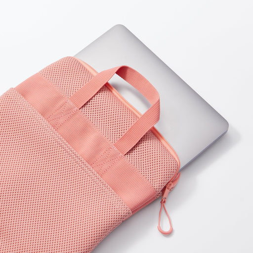 Polyester Vertical Cushioned Tablet Case - Pink MUJI