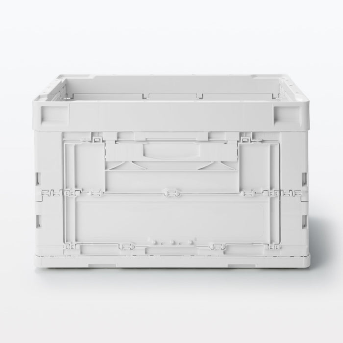 Polypropylene Folding Crate 52.8 Qt | Collapsible Storage Bins