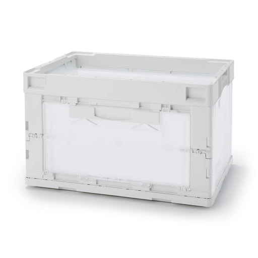 Polypropylene Translucent Folding Crate (52.8 Qt) MUJI