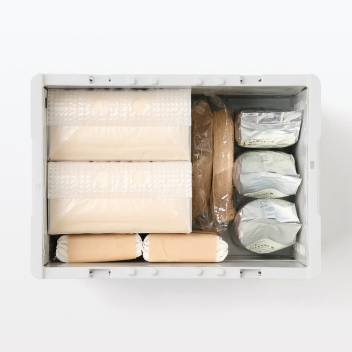 Translucent Crate Polypropylene Translucent Folding Crate 20L | Collapsible Storage Boxes ...