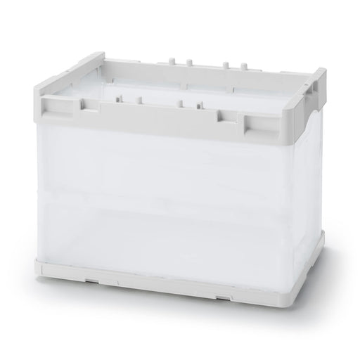 Polypropylene Translucent Folding Crate (21.1 Qt) MUJI