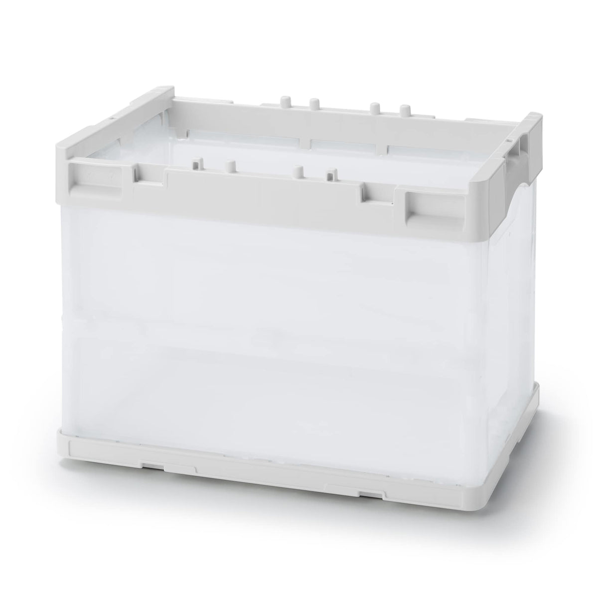 Polypropylene Translucent Folding Crate 20L | Collapsible Storage Boxes ...