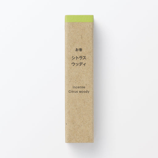 Incense Sticks - Citrus Woody (12 Pack) MUJI