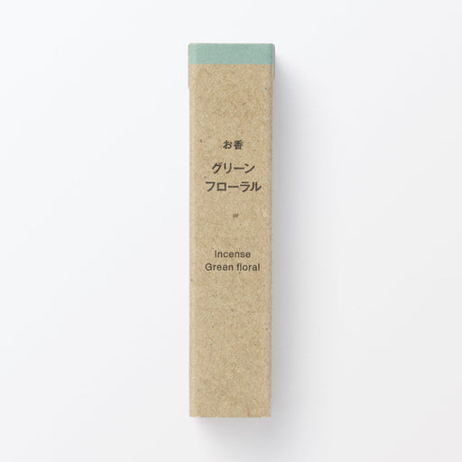 Incense Sticks - Green Floral (12 Pack) MUJI
