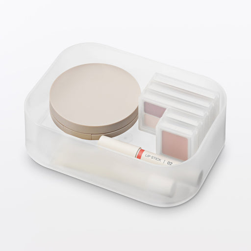 Recycled Polypropylene Makeup Box (W5.9 x D4.3 x H1.8") MUJI
