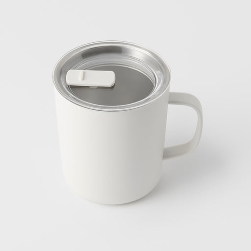 #knwh - Stainless Steel Mug Cup - White (16.6 fl oz) MD2TCC4S MUJI