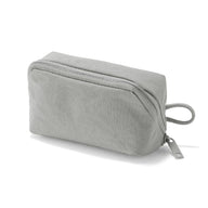 Wrinkled Nylon Wide-Opening Pouch - Small