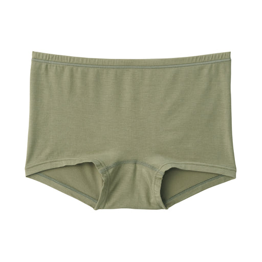 #deleted Lyocell Blend Boyshorts FCE2725S Khaki Green MUJI
