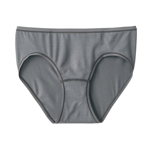 Lyocell Blend Low-Rise Shorts Dark Gray MUJI