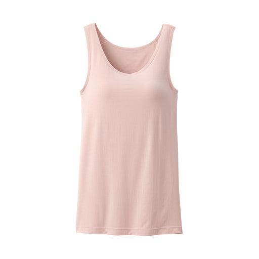Women's Lyocell Blend Bra Tank Top Light Pink MUJI