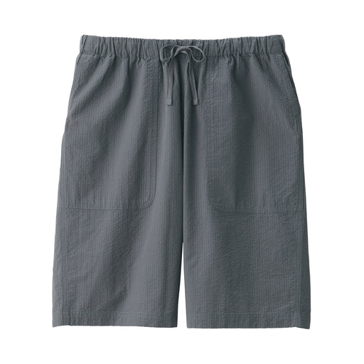 #deleted Men's Seersucker Shorts FBF5425S Medium Gray MUJI