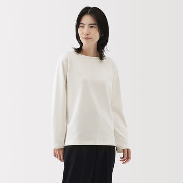 Heavyweight Cotton Boatneck T-Shirt MUJI