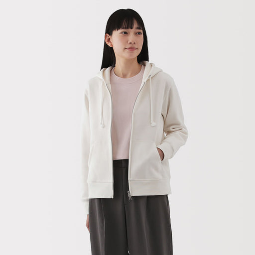 Women's Sweatshirt Full Zip Hoodie MUJI