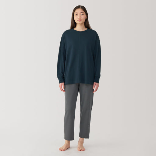 Women's Loose-Twist Sweatshirt Loungewear Set MUJI
