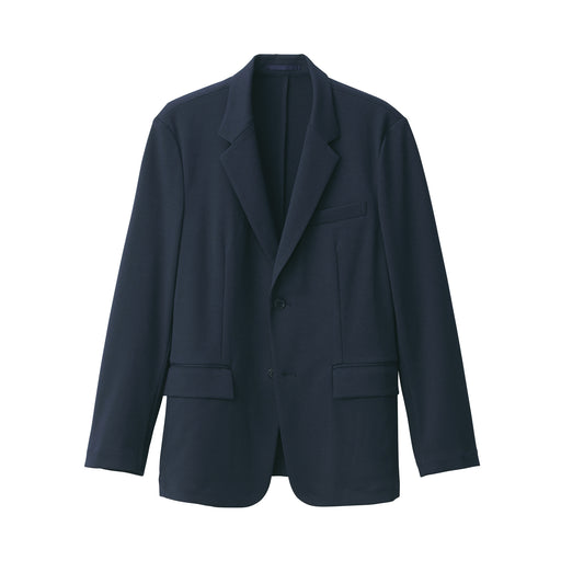 Men's Stretch Jersey Jacket Dark Navy MUJI