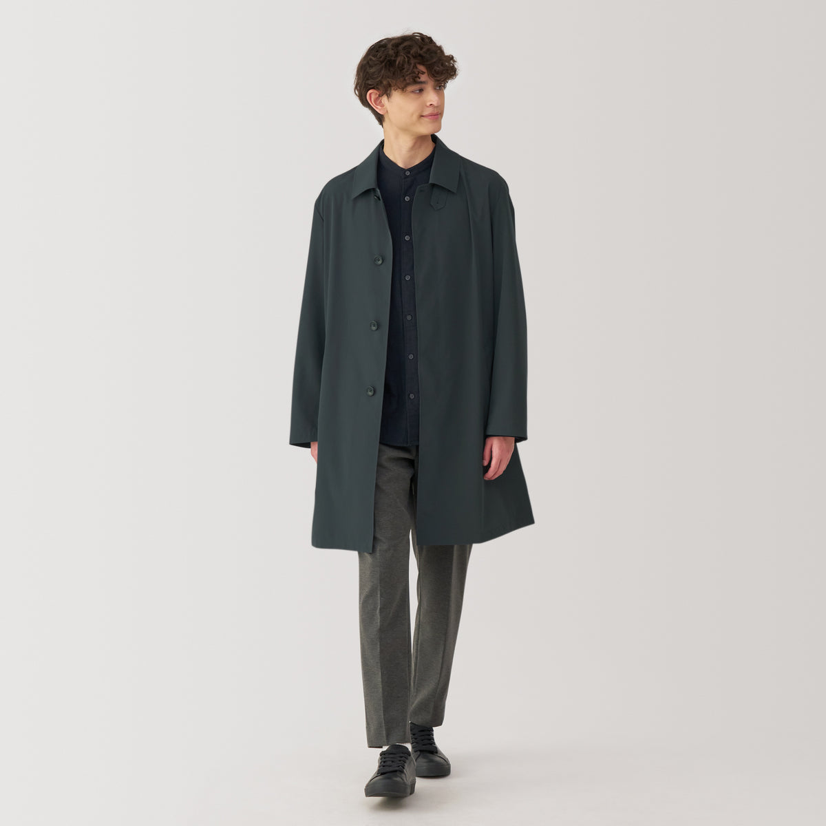 Men's Water Repellent Stand Fall Collar Coat