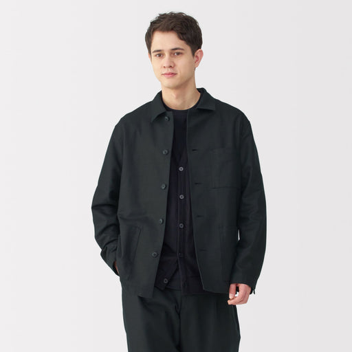 #deleted [import] Men's Hemp Blend Twill Shirt Jacket MUJI