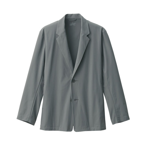 Men's Water Repellent Stretch Jacket Medium Gray MUJI