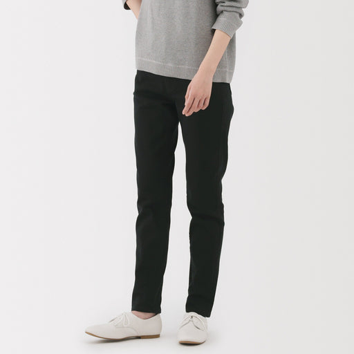 Women's Denim Slim Straight Pants MUJI