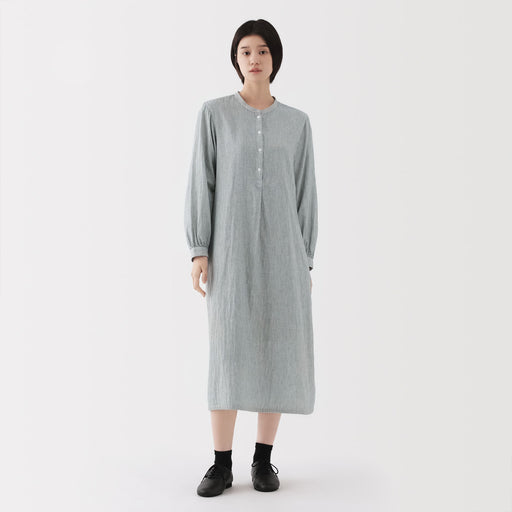 Women's Kapok Blend Double Gauze Dress MUJI