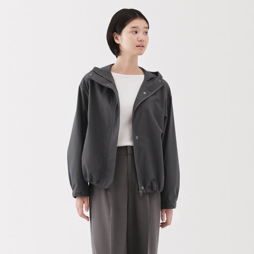 Women's Water Repellent Hooded Jacket MUJI
