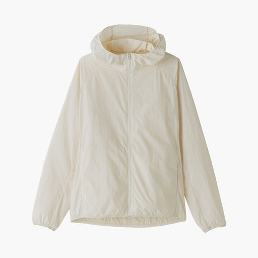 Women's Water Repellent Pocketable Jacket Off White MUJI