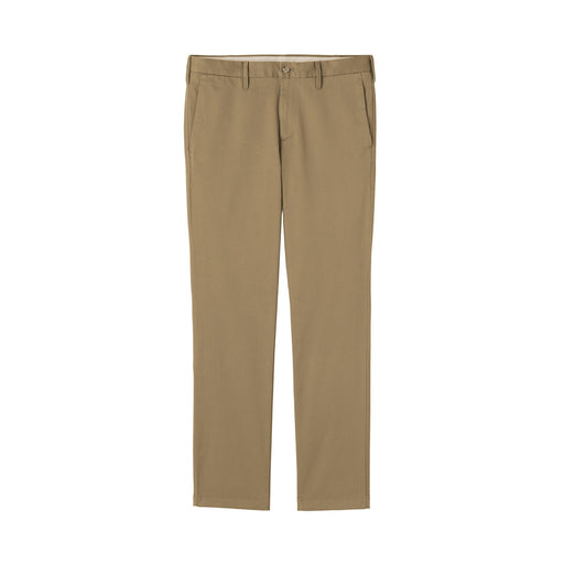 Men's Stretch Chino Slim Pants (L32") Light Beige MUJI