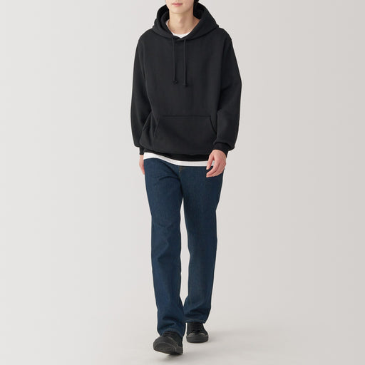 Kapok Blend Straight Denim Trousers MUJI