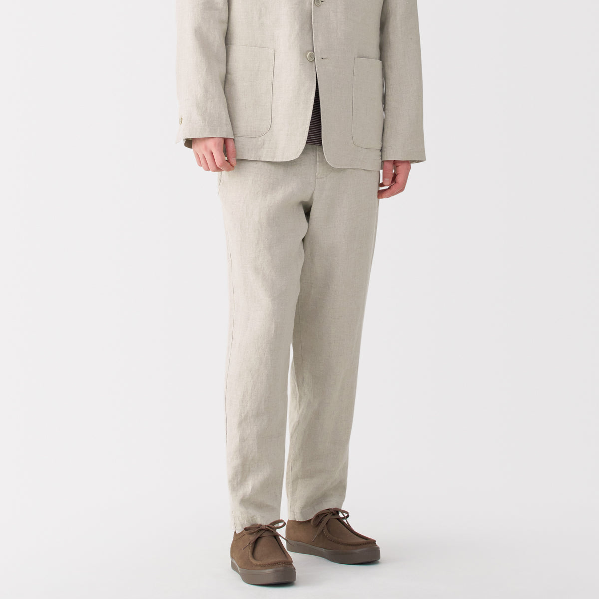Men's Linen Tapered Pants