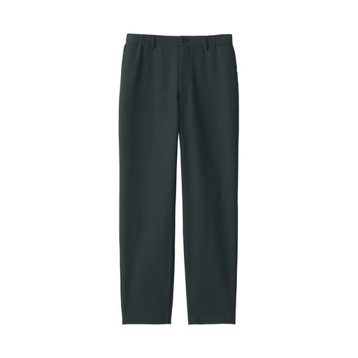 Men's Breathable Seersucker Pants Black MUJI