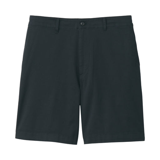 Men's Stretch Chino Shorts Black MUJI