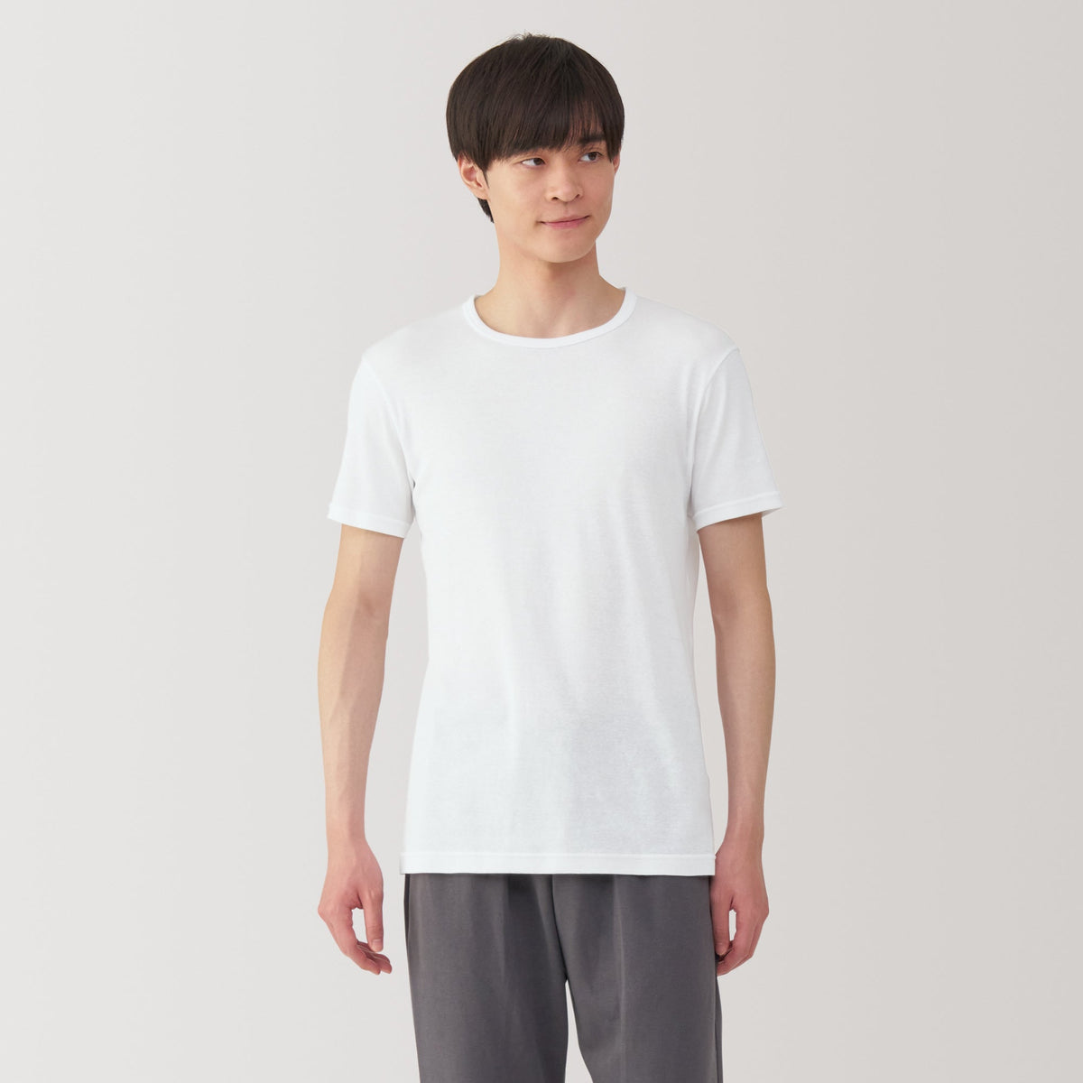 Men's Moisture-Wicking Cotton Crewneck T-Shirt