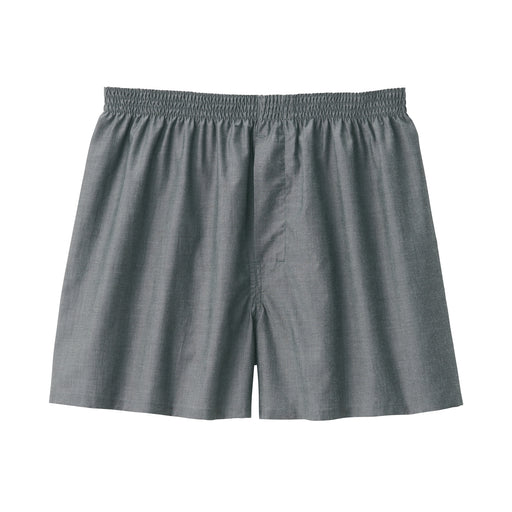 Lyocell Blend Front Open Trunks Dark Gray MUJI