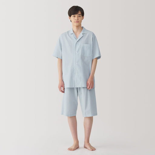 Men's Side Seamless Seersucker Pajamas MUJI
