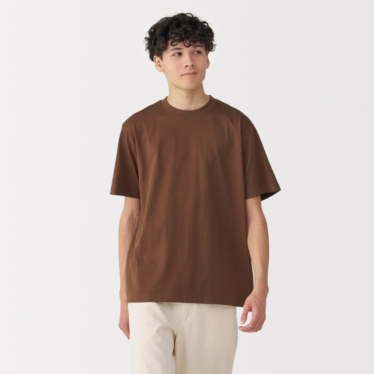 Jueshanzj Men's Printed Cotton T-Shirt – Short Sleeve Casual Tee, Asian Sizing (Fits CA XS-XL)