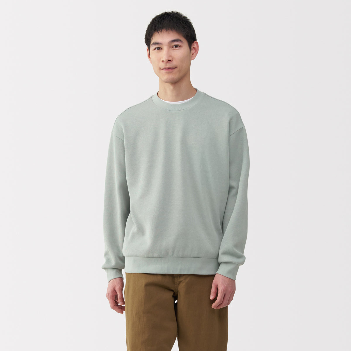 메인즈 더블 니트 크루넥 풀오버