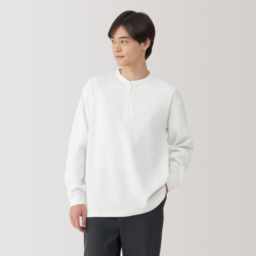 Men's UV Protection Waffle T-Shirt MUJI