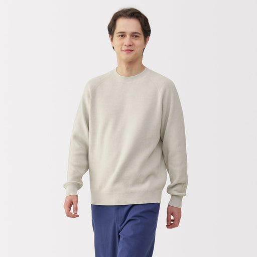 Men's Ribbed Crewneck Sweater MUJI