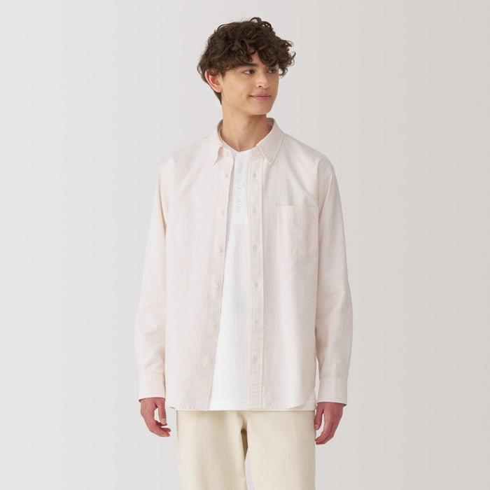 muji dress shirts Muji Shirt Dress Cream