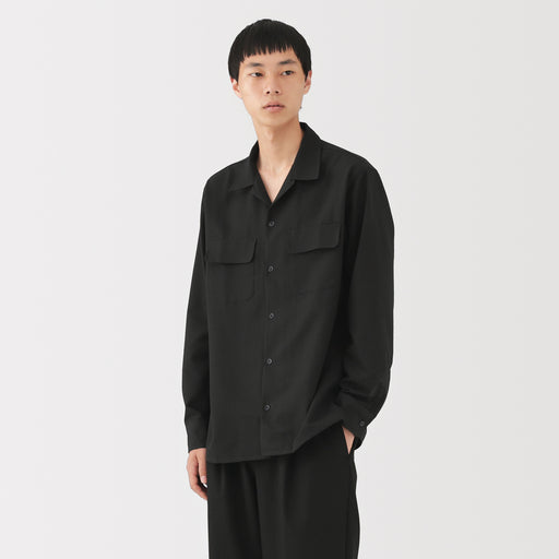 #deleted - Men's Breathable Seersucker Shirt Jacket AC21G25S MUJI