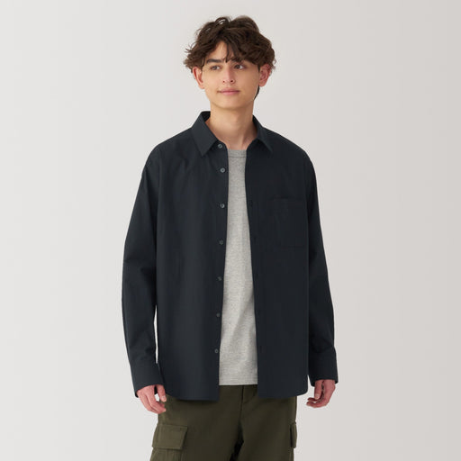 Men's Washed Broadcloth Shirt MUJI