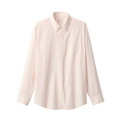 Men's Broadcloth Long Sleeve Shirt Light Pink MUJI