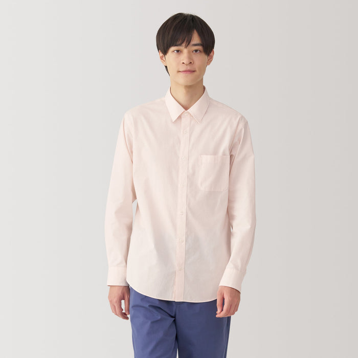 muji dress shirts Men's Washed Oxford Button Down Shirt
