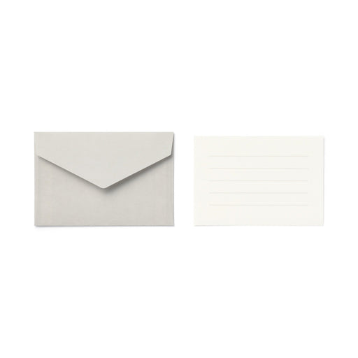 Mini Letter Writing Set - Gray MUJI