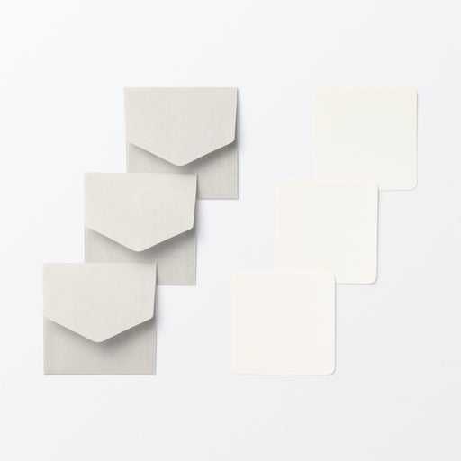 Mini Card Set - Gray MUJI