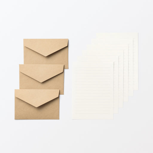 Letter Writing Set - Kraft MUJI